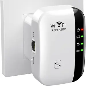 Wifi Signal Booster Wireless Signal Repeater That Extends Coverage Up to 8000 Square Feet And Supports 130 Devices, Featuring 2.4G with Speeds of 300Mbps, Designed for Strong Wall Penetration, And Includes an Ethernet Port And AP Mode
