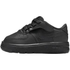 Toddler's Nike Force 1 Low Easyon Black/Black-Black (FN0236 001)