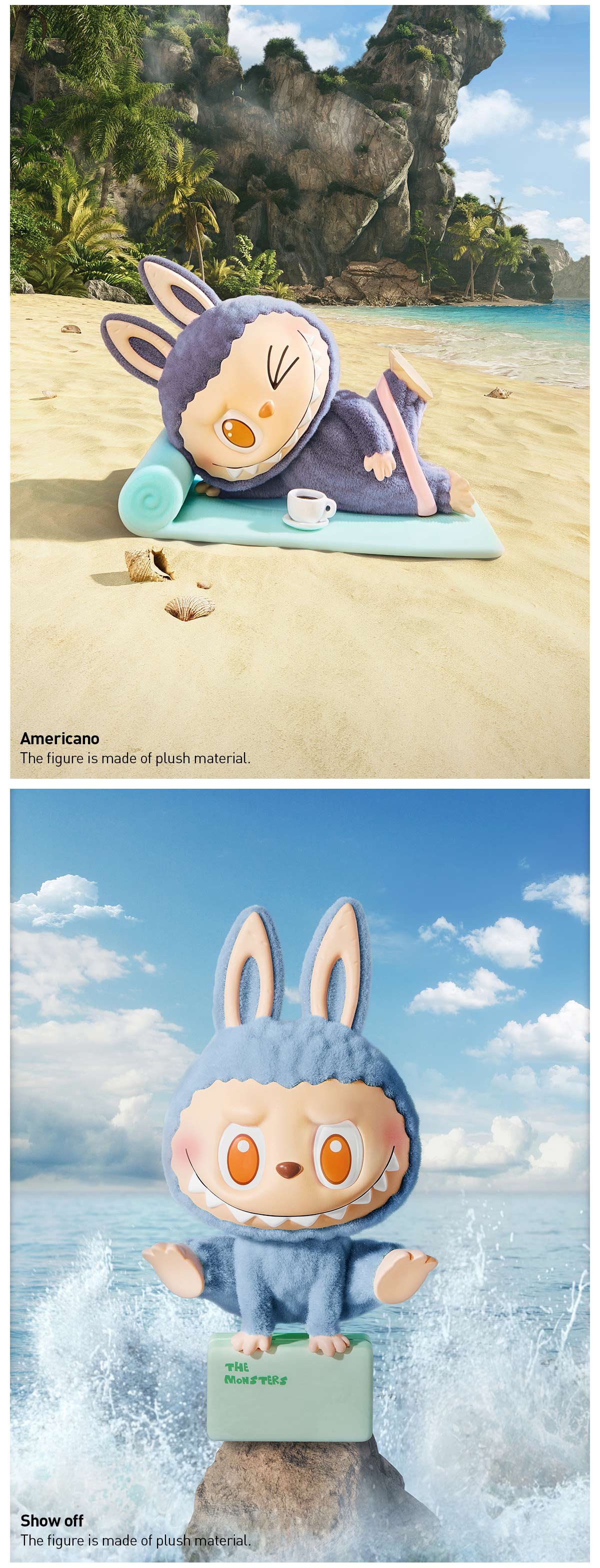 POP MART THE MONSTERS Lazy Yoga Series Figures, Blind Box