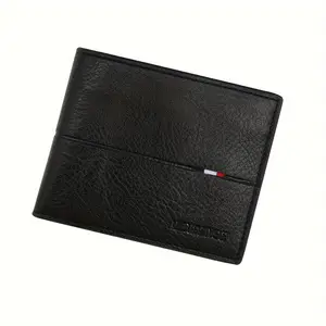 Fashion Men's Large Capacity Wallet, Multi-card Holder for Bank & Credit Cards, Includes ID Card Sleeve and Coin Purse
