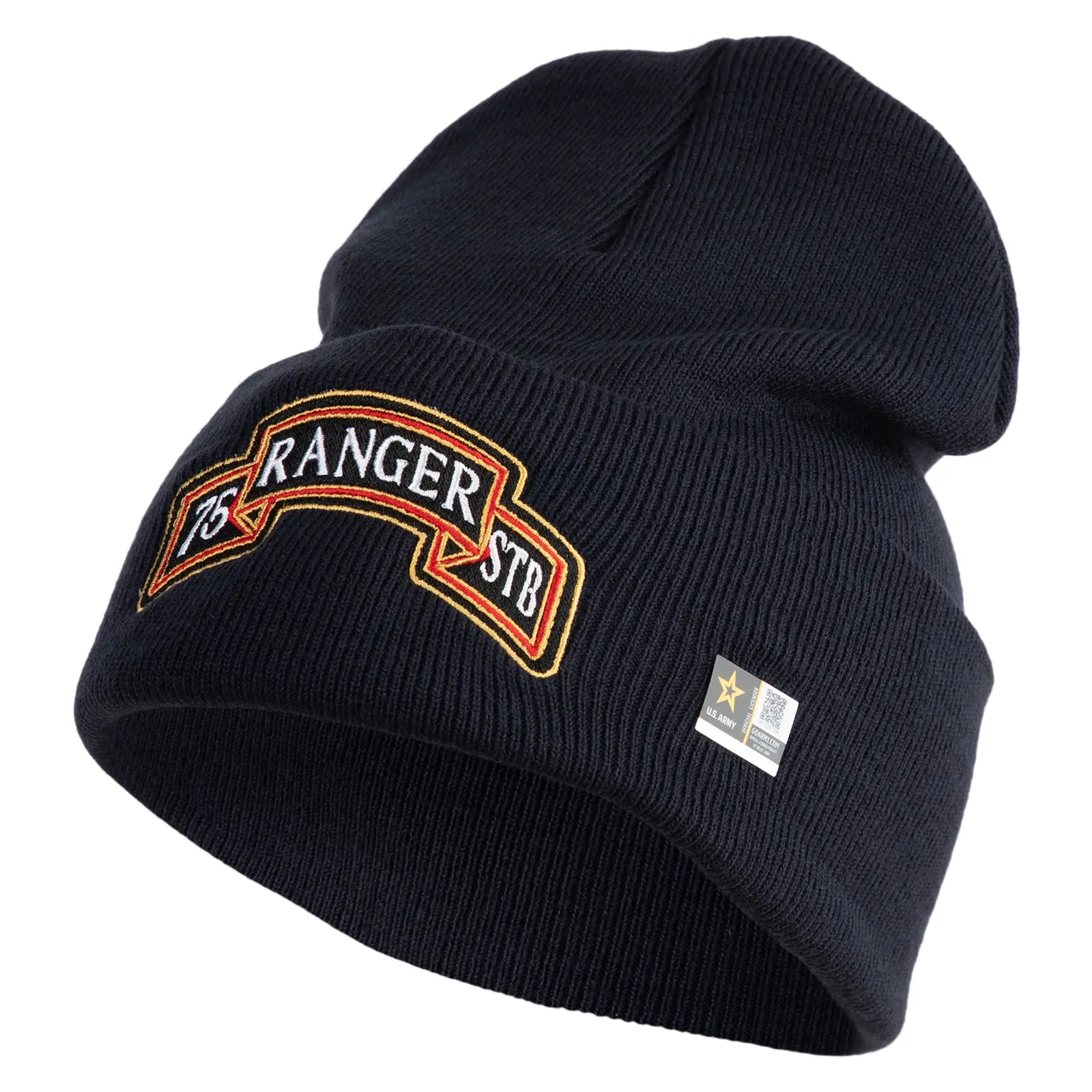 US Army 75th Ranger Special Troops Battalion Embroidered Cuff Beanie