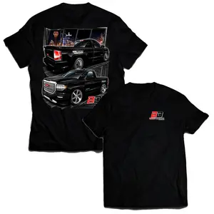GMC Sierra Boost District 2 Side T-shirt, Gift, Graphic Tee Top Relaxed Fit