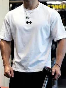 Men's Muscle‑Fit Slim T‑Shirt, Versatile Wear, Stretchy & Breathable Fabric, Slim‑Fit Fitness Training Short Sleeve, Ideal for Bodybuilding, Running & Daily Casual Outfits
