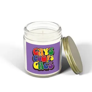 Gays Goops x Gags - Coconut Apricot Wax Scented Candle - Proud 365