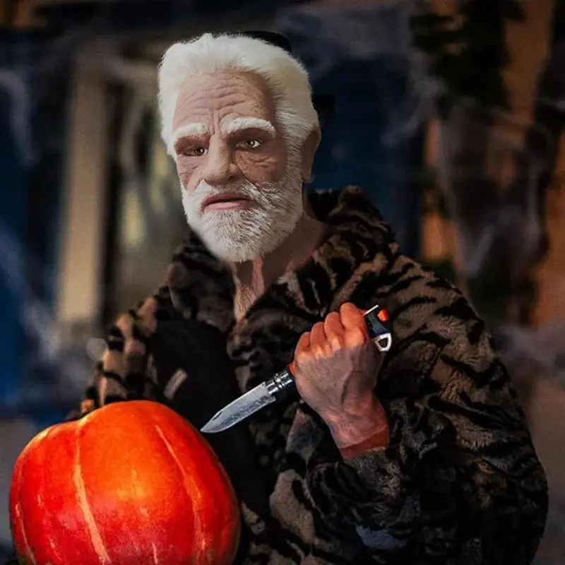 RealisticManMaskHalloweenMaskfors,ScaryLatexManGrandpaMaskWrinkleFaceHeadgearforHalloweenPartyCosplayCostumeMasquerade,generalEye RealisticManMaskHalloweenMaskfors,ScaryLatexManGrandpaMaskWrinkleFaceHeadgearforHalloweenPartyCosplayCostumeMasquerade,generalEye
