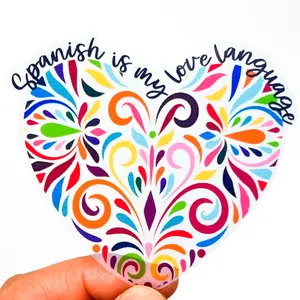 Spanish is my Love Language Sticker
