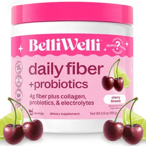 BelliWelli Daily Fiber + Probiotics + Collagen - Cherry Limeade