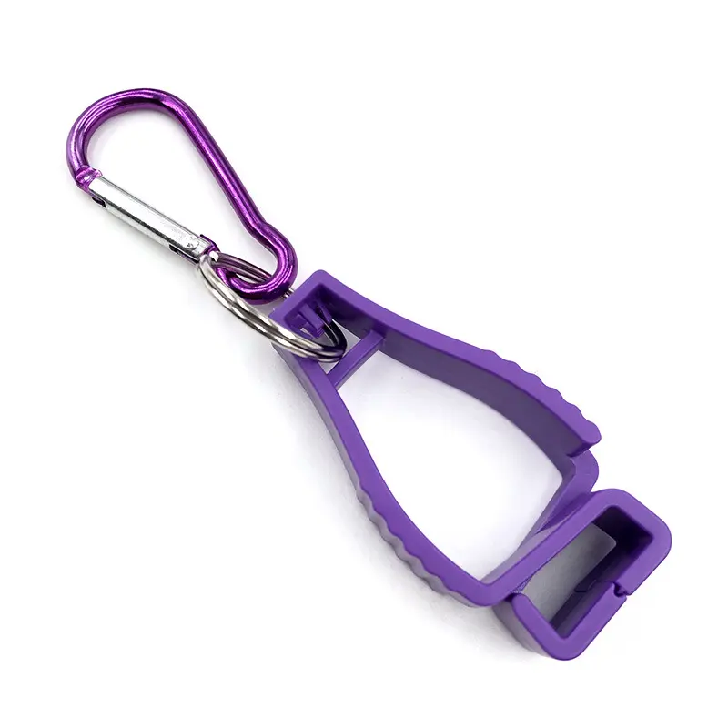 Purple metal buckle