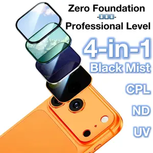 Lens Filter Kit for iPhone 17 Pro/max, 4-In-1 Cpl Nd UV Mist, Premium Optical Glass, Cinematic Content Creation, Photography Set