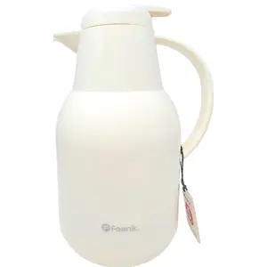 Feenik Minimalist Thermos Tea Coffee Flask 24 Hot 1.5 Liter Stainless Steel Leak-Proof Portable Drinkware Tumbler