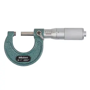 Mitutoyo  0-1 in. Range Micrometer with 0.0001 in. Grad-Friction Thimble