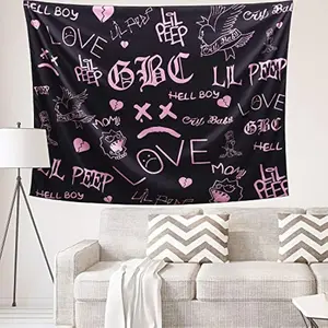 Cry Baby Bird Tapestry, Rapper Tapestry Poster Flag Wall Art Hanging,For Decorate Clubs Concerts Bars University Dormitories Living Rooms Bedrooms Decor Tapestry