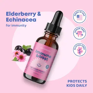 JoySpring Immune Boost Drops – Organic Elderberry Supplement for Immune Support Natural Healthcare Dietary Vitamin