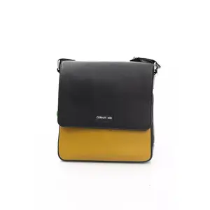 Cerruti 1881 Yellow Leather Messenger Bag