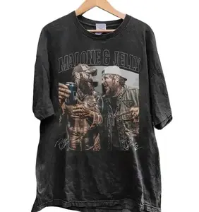 Youth & Adult Malone & Jelly Shirt, 90s Retro Rap Hip Hop Unisex Shirt Streetwear Fashion Clothing, Gift for Fans