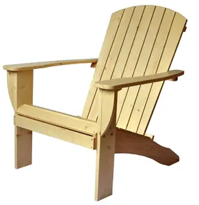 RSI RSI-AC-NA-T Riverstone Solid Cedar Adirondack Extra Wide Chair with build in bottle opener & matching folding table - Unfinished