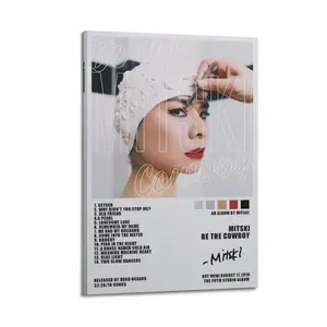 Mitski Be The Cowboy Modern Art Deco Painting Art Poster Wall Decoration Wall Poster Art Wall Rich Art Painting Corridor Art Painting Decoration