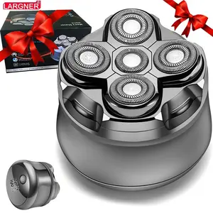 5D Electric Hair Trimmer, 1 Count Hair Trimmer, IPX7 Waterproof USB Rechargeable Multifunctional Hair Trimmer for Men, Perfect Men's Hair Trimming Kit