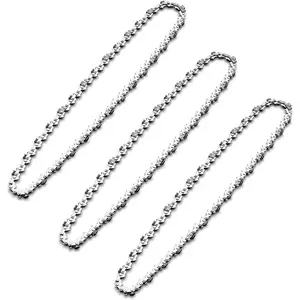 3 count 8 Inch Mini  Chain, 8 Inch 1/4" LP Pitch .043" Gauge 45 Drive Links, Replacement Chains for Portable Mini , Guide  Chain for Chainsaws (8"-45DL-1/4"LP .043"-3pcs)