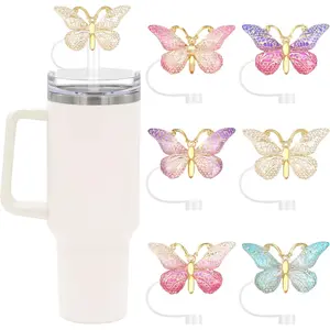 Straw Cover Cap 10mm Straw Toppers for Stanley Cup for Stanley Tumbler Accessories NSC-6