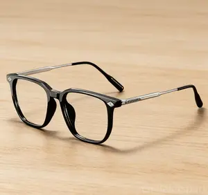 Ultra-light TR90 Anti-Blue Light Glasses – Trendy Square Plain Frame | Eye Strain Relief, Stylish for Party & Outdoor Activities