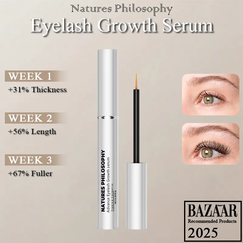 NP Lash Serum – Gentle Formula for Thicker Longer Lashes | No Irritation | 2025 Bazaar Pick | Enhances Natural Eyelash Growth