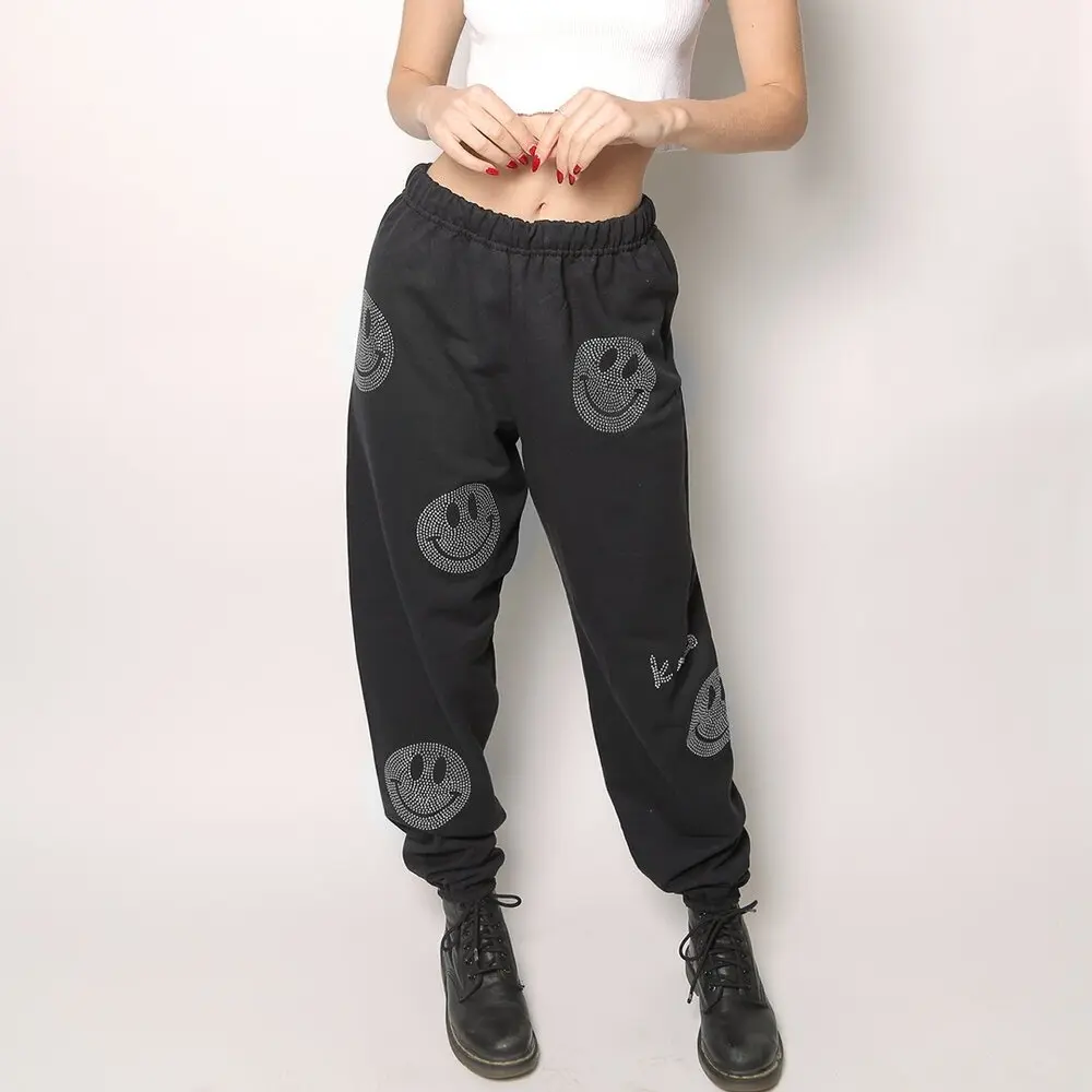 studded smiley koko sweatpants