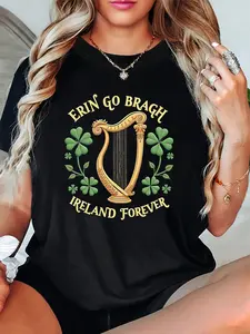 Plus Size, ERIN GO BRAGH IRELAND FOREVER Graphic P