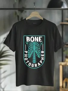100% Cotton Bone Photographer - Funny Radiology Technician XRay T-Shirt T-Shirt