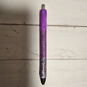 Glitter Gel Pen - Purple Sparkle Design for Stylish Writing Office Stationery Supplies