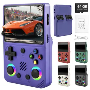 RG36PRO Retro Handheld Game Console - A wide variety Classic Games, 3.5-Inch Screen, 64G TF Card, 3000mAh Battery, Portable Console with Open Source System, Gift for Adult or Partner