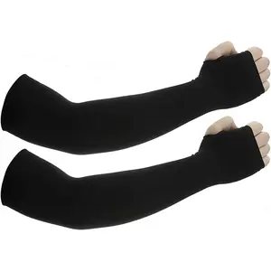 Breathable Compression UV Protection Arm Sleeves for Outdoor Sports, Cooling with Thumb Holes, Breathable Compression Sleeves
