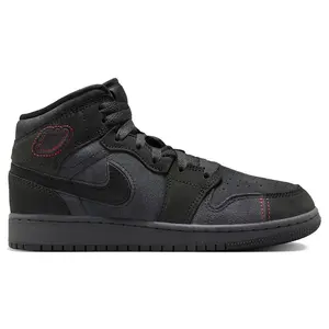 Jordan 1 Mid SE Craft Dark Smoke Red (GS) (kids) by StockX