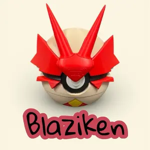 Inferno Brawler Fire Creature Display Sphere