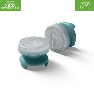 Jynxzi R6 Siege Ice Six Silicone Thumbstick Grips for PS5/PS4 & Xbox X/S & Xbox One Controllers Enhanced Control & Comfort Gaming Accessories