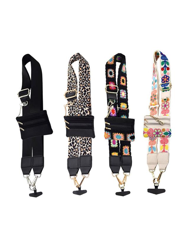 Clip and Go Strap for Phone With Wallet Crossbody,Phone Lanyard crossbody and Phone Strap crossbody, Phone strap With Wallet ,Phone Strap crossbody with zipper pouch wallet ,Adjustable Mobile Phone strap Gift for Valentine's Day