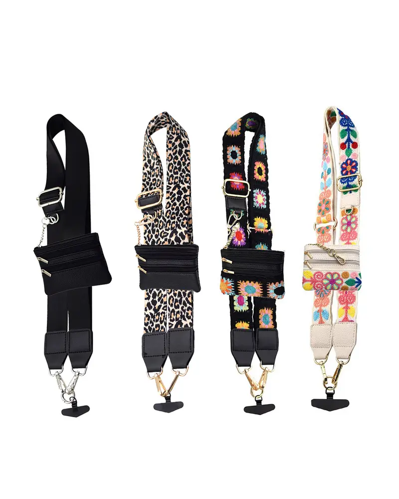 Clip and Go Strap for Phone With Wallet Crossbody,Phone Lanyard crossbody and Phone Strap crossbody, Phone strap With Wallet ,Phone Strap crossbody with zipper pouch wallet ,Adjustable Mobile Phone strap Gift for Valentine's Day