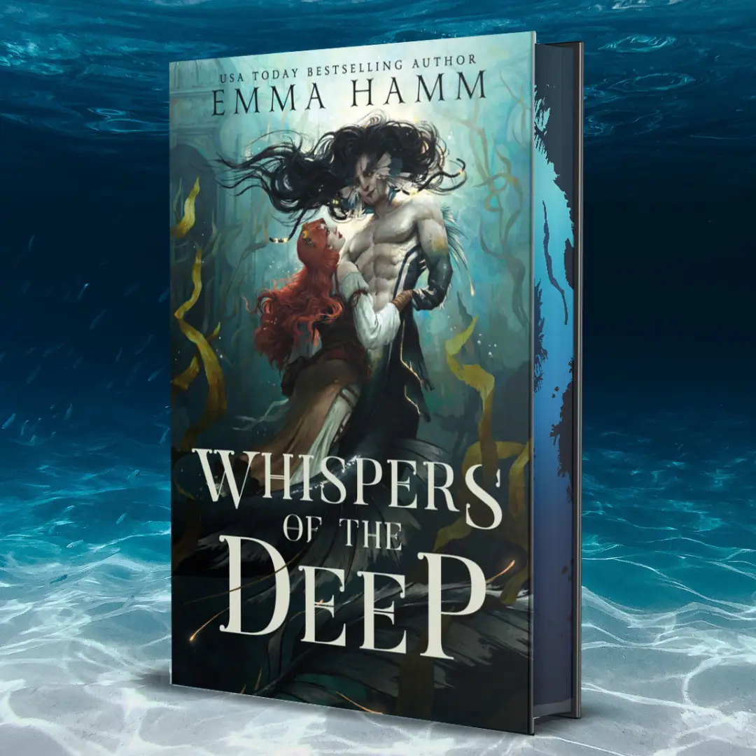 Whispers of the Deep - Merman Monster Romance - Signed Special Edition Hardcover - Deep Waters Book #1