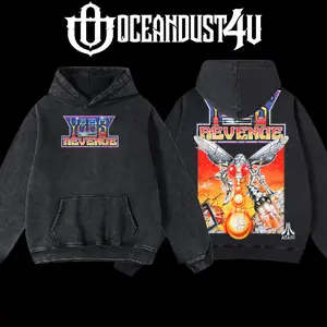 Oceandust4U Yars' Revenge Hoodie 100% Premium Cotton Oversized Fit Pre-Washed Unisex Classic Top American Made