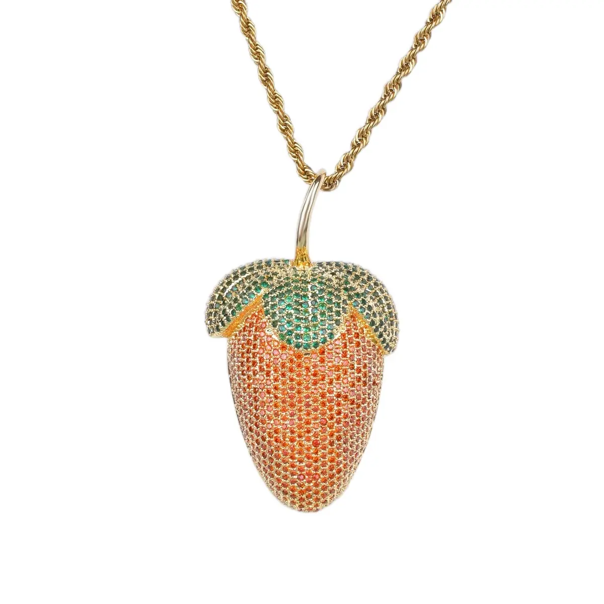 Iced Out Fruity Loops Producer Hip-Hop Pendant Rope Chain - TikTok Shop