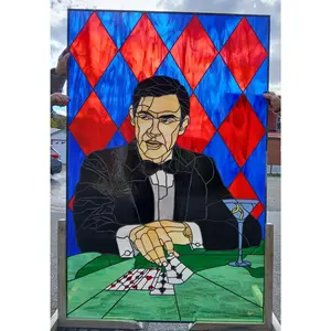 Stained Glass Windows James Bond W-543
