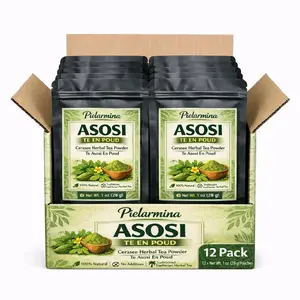 Pielarmina Ariana Cerasee Powder Herbal Tea, 12-Pack Natural Beverage with Distinct Flavor
