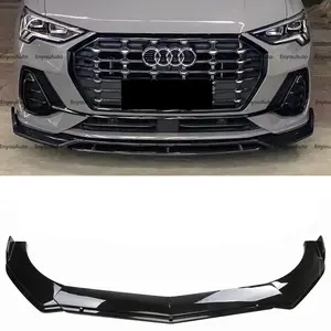 For Audi Q3 Q5 Q7 UNIVERSAL Front Bumper Lip Spoiler Splitter Glossy Black