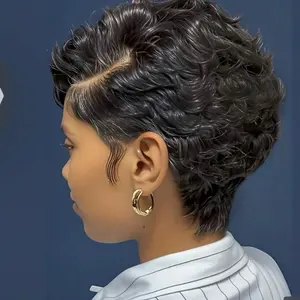 Women's Wig, Natural Looking Synthetic Hair Wig for Daily Wear