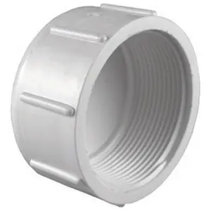 212 MAIN Code-Compliant 3 in. PVC Sch 40 Cap, Fits 3 in. Pipes, Charlotte Pipe & Foundry PVC021172200 Model, for Boating Water Sports