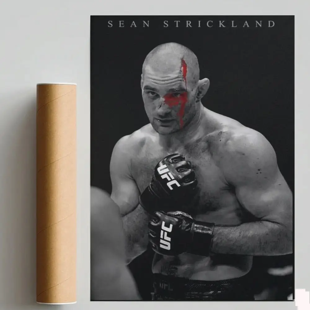Sean Strickland Poster UFC Fighter Wall Art Gym Room Decor HY1441