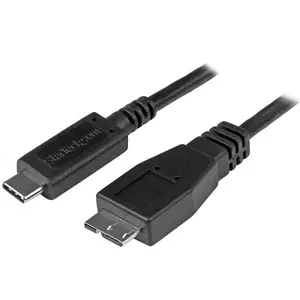 Startech USB31CUB50CM USB-C to Micro-B Electronic Connector Cable, 0.5m Charger Cable for Device Charging, Port Connectivity