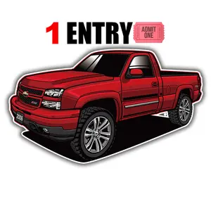 Red Z71 Sticker