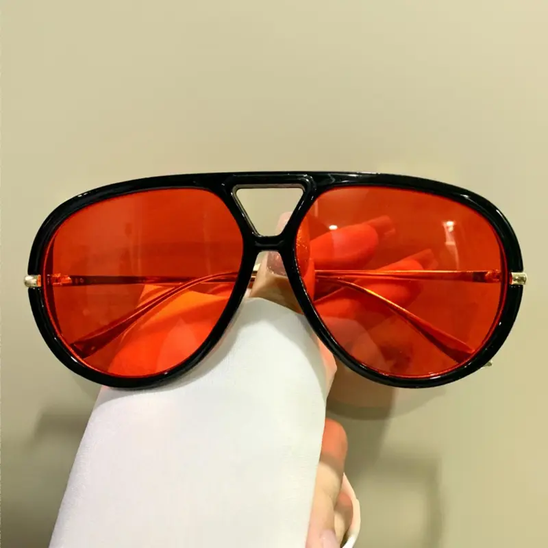 Unisex Vintage Trendy Tortoise Pattern Glasses, Retro Outdoor Sports Glasses, Fashionable Glasses for Men & Women for Everyday Use, Trendy Beach Eyewear, Trendy Shades