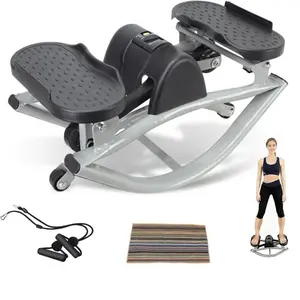 Rock Stepper, Lateral Rocking Fitness Stepper Home Workout Machine, Low-Impact Lateral Steppers for Knees and Joints, Portable Compact Side-to-Side Steppers for Legs, Glutes, Abs，Christmas, New Year